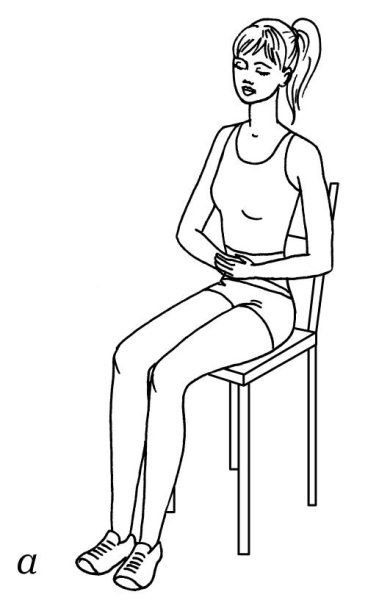 Наброски людей карандашом сидя