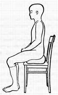 Наброски фигуры человека сидя