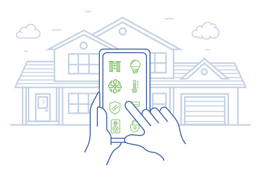 Умный дом рисунок