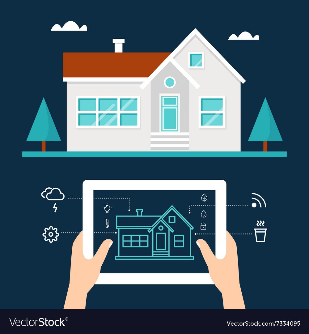 Smart Home vector illustration