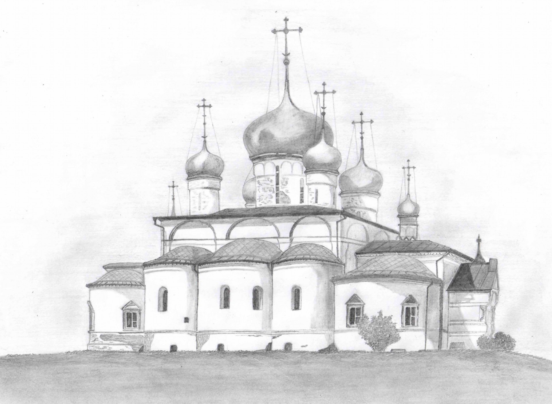 Вологда Софийский собор эскиз