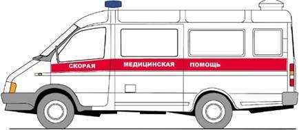 Раскраска машинки скорая