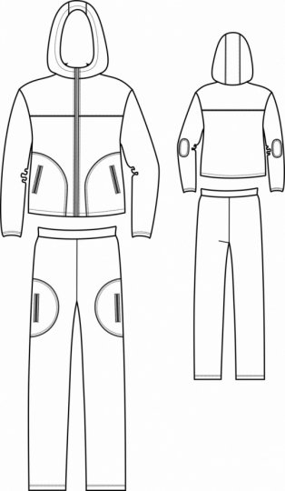 Костюм рисунок