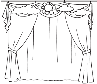 Театральный занавес эскиз