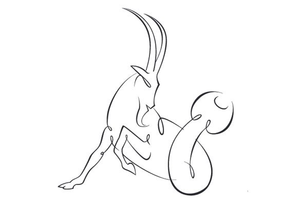 Горный козел раскраска