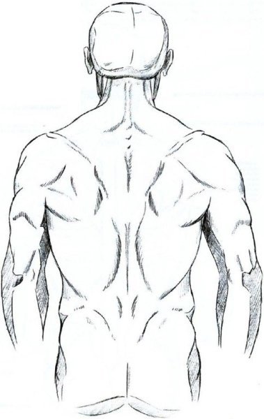 Стоящий человек набросок