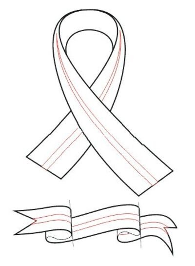 Георгиевская лента раскраска