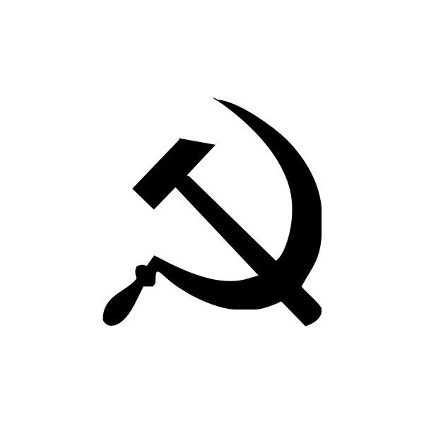 Серп и молот трафарет