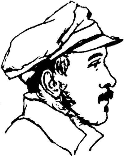 Лермонтов портрет черно белый