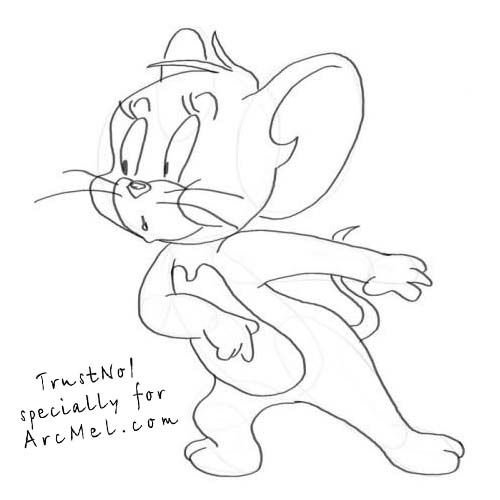 Рисунок том и джерри карандашом (43 фото)