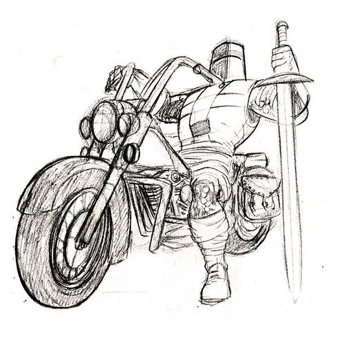 Байкер рыцарь