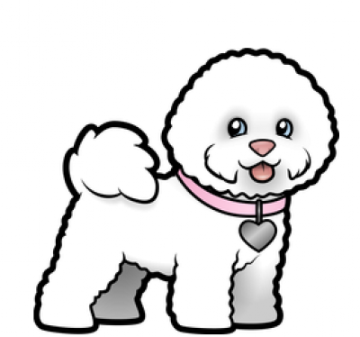 Рисунок собаки Бишон фризе