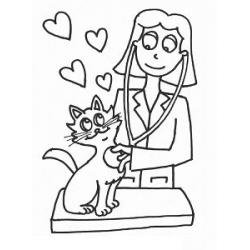 Разукрашка ветеринар