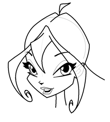 Нарисовать Винкс Муза