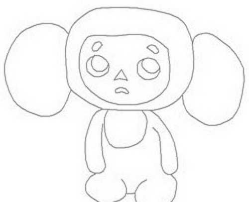 Нарисовать Чебурашку