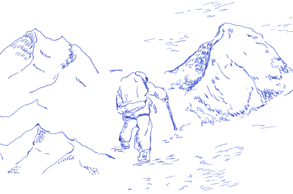 Эльбрус рисунок