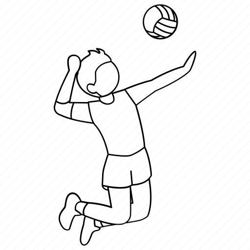 Раскраска волейбол