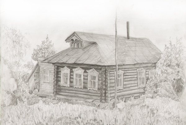 Деревня в графике