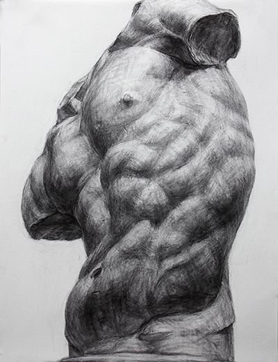 Торс мужской рисунок тату