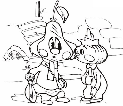 Нарисовать Чиполлино