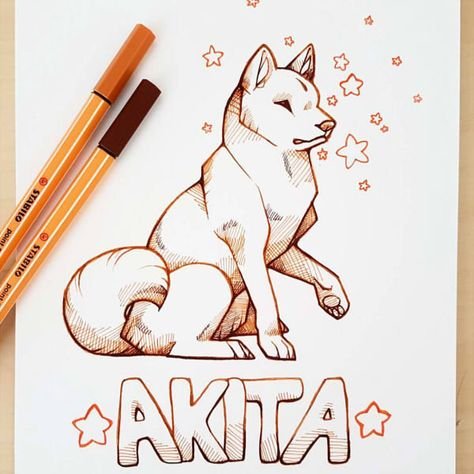 Рисунки для скетчбука собаки