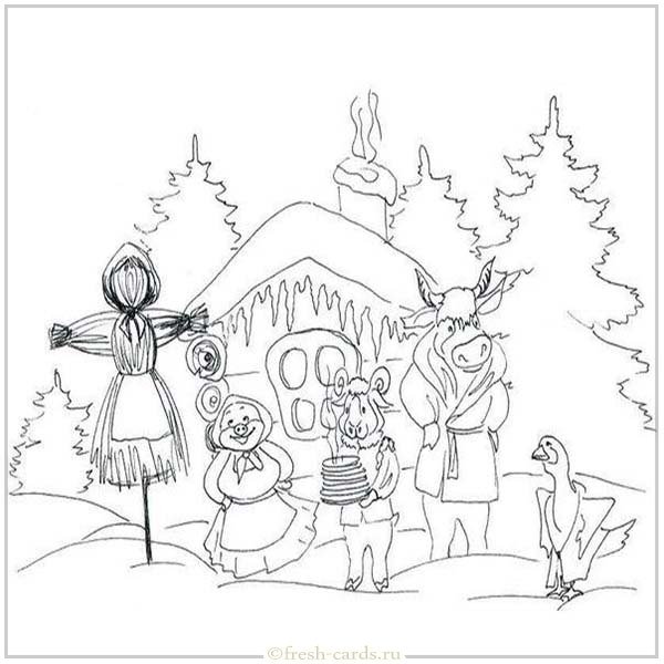 Карнавал рисунок