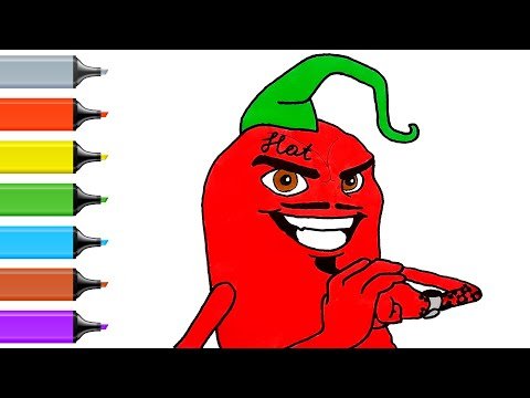 Как нарисовать Эдисона перца