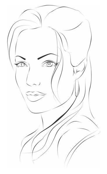 Портрет карандашом легкий