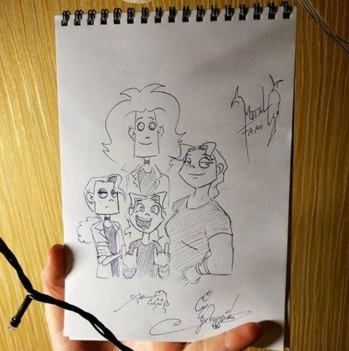 Metal Family рисунки для срисовки