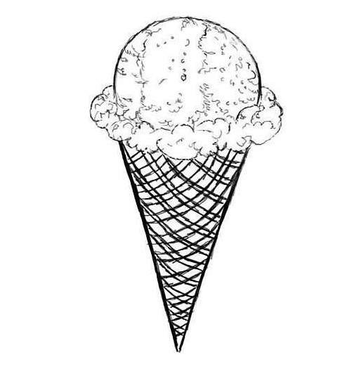 Мороженое эскиз