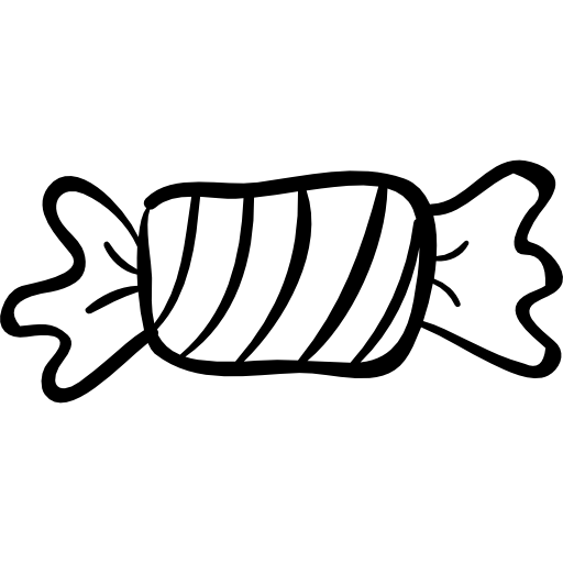 Конфета раскраска для малышей