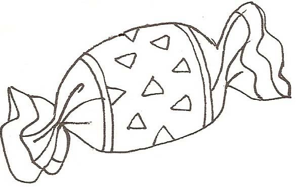 Конфета рисунок для детей карандашом (46 фото)