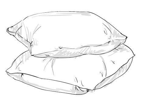 Подушка для рисования