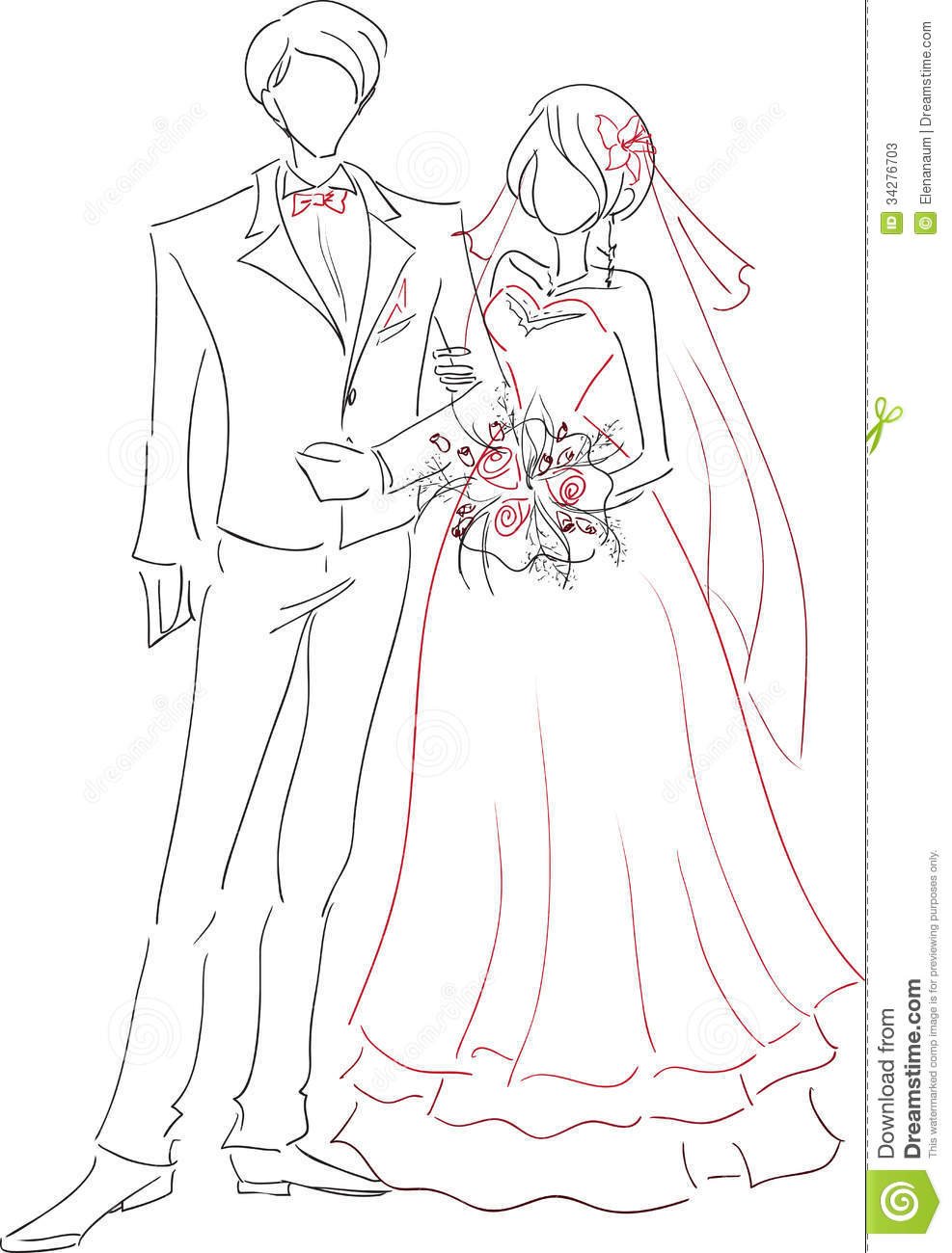 Позы для рисования свадьба