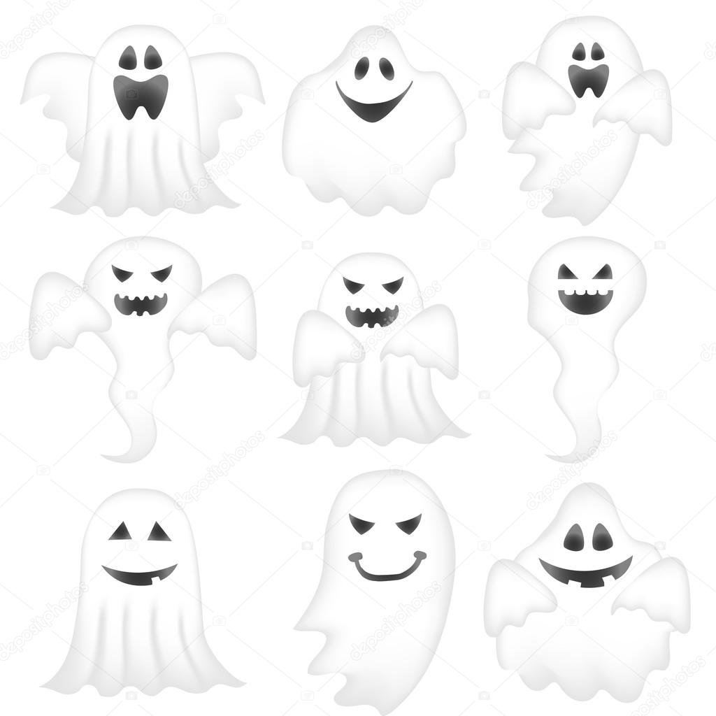 Хэллоуин распечатки призраки