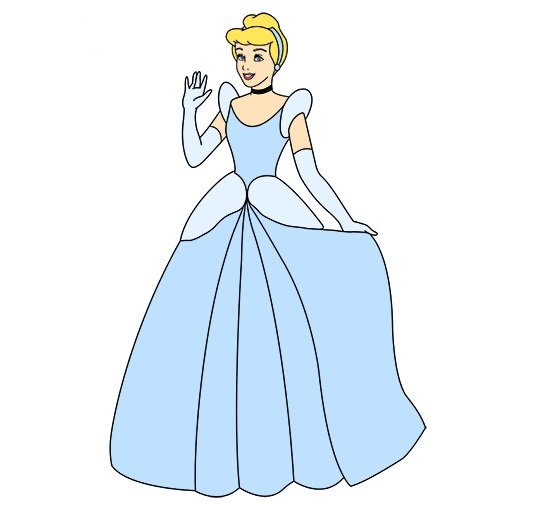 Рисунок Золушки 2 класс простой