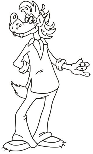 Заяц из ну погоди рисунок поэтапно