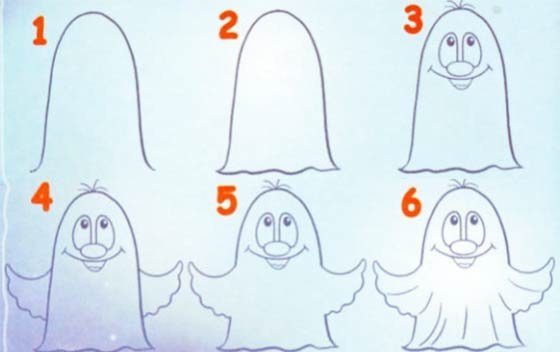 Приведение поэтапное рисование