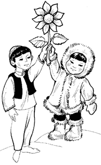 День доброты раскраски для детей