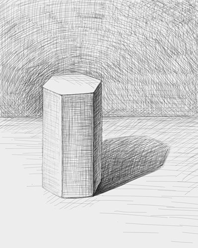 Штриховка шестигранной Призмы