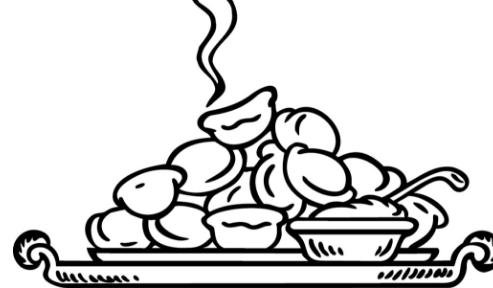 Пельмень векторное изображение