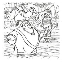 Илья Муромец на коне раскраска