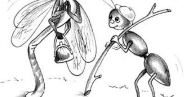 Стрекоза и муравей Иван Крылов Эзоп