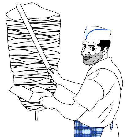 Шаурма вектор