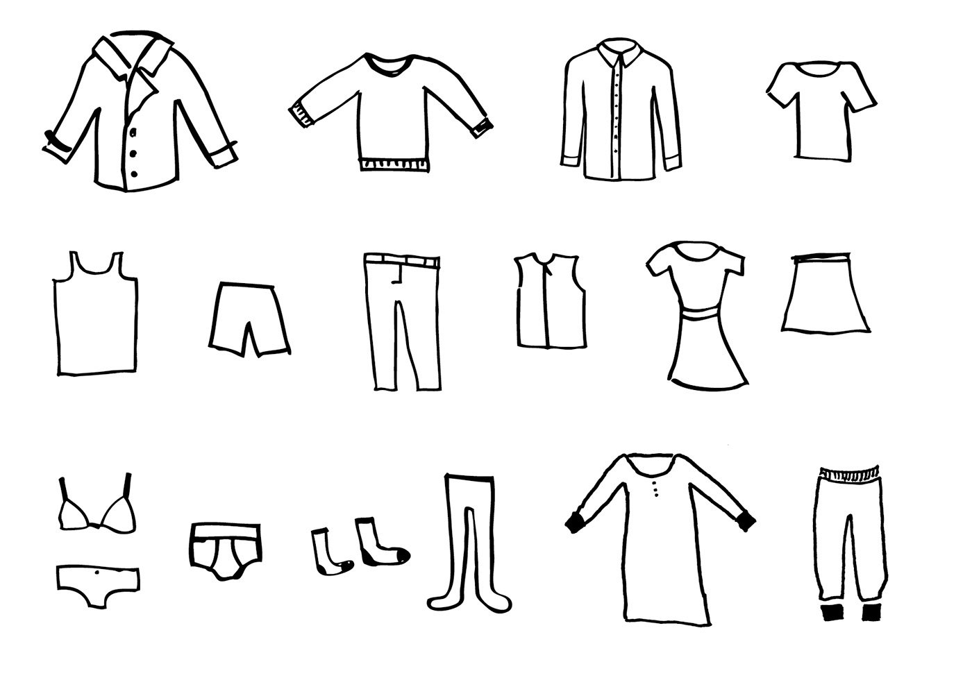 Графическое изображение одежды