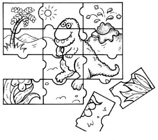 Раскраска пазлы для мальчиков