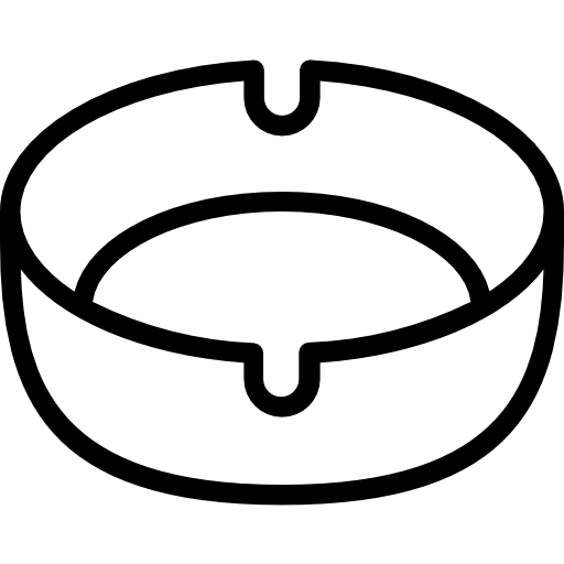 Пепельница с окурками рисунок