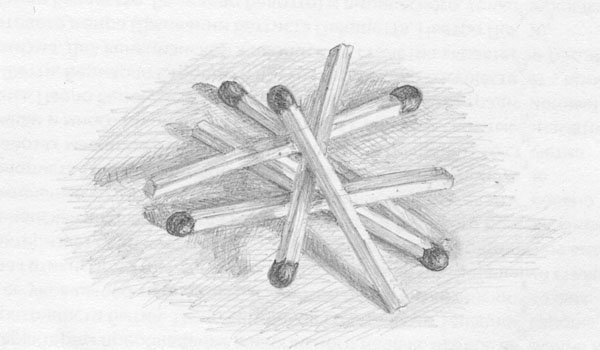 Набросок спички