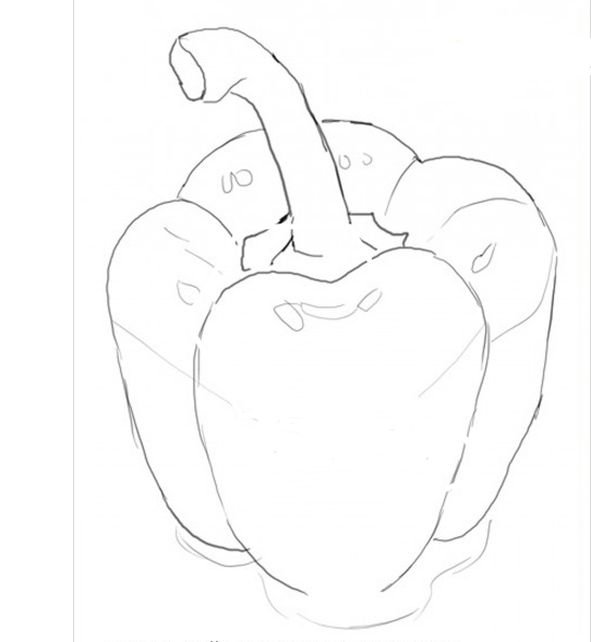 Перец карандашом