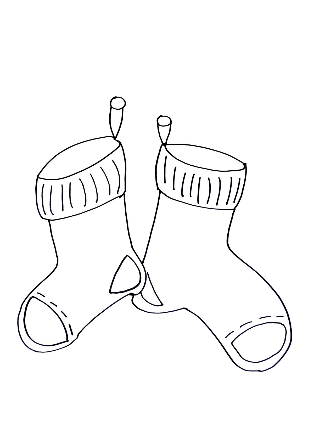 Рисунки на носках женских